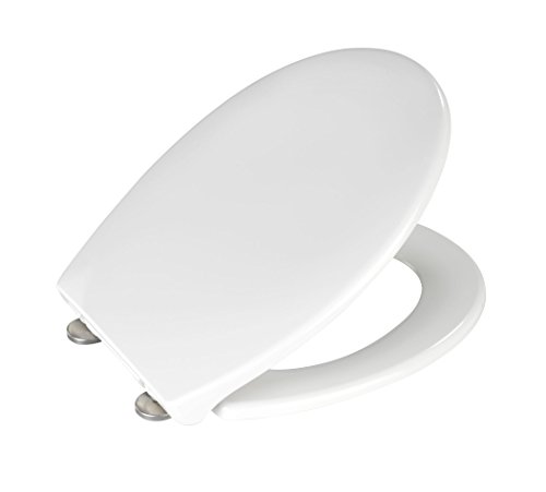 Wenko 21906100 Premium WC-Sitz Bambino – mit Kindersitz und Absenkautomatik, Kunststoff – Duroplast, weiß - 5