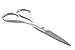 HC-2103 Suvorna Ador Professional 4.5" Moustache & Beard Trimming Scissors