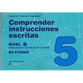 COMPRENDER INSTRUCCIONES ESCRITAS NIVEL 5
