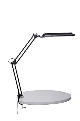 MAUL Luminaire de bureau LED MAULatlantic fixation pince 2000 lux 400 lumen Sigle GS Noir 8203590 33 x 7 x 42 cm