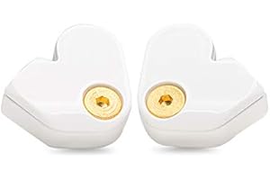 Moondrop Casque SSR Écouteurs Intra-Auriculaires à Membrane à dôme revêtu de Brllumn Blanc