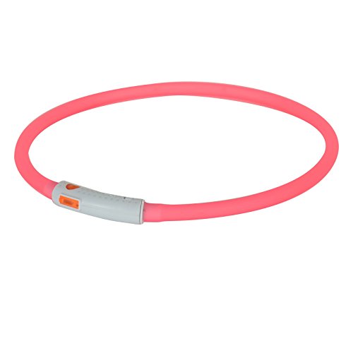 2-Tech LED Visio Luz Collar para perros y gatos de Deluxe Universal deseada, cuello del Envío hasta 55 cm