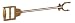 Produktbild GAH-Alberts 140526 Greifhilfe - Stiel: Aluminium, Zange und Griff: Kunststoff, bronzefarbig, 650 mm