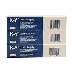 K-Y Lot de 3 tubes de gel lubrifiant 82 g