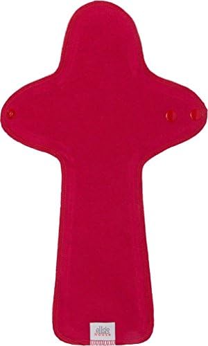 Moon Washable Pads Trial Organic Cotton Panty Liners Set of 3 Red Summer Edition