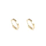 Pendientes para Bebe o Niña Pendientes Bebe o Niña Oro Aro Tabla liso 12X2 mm