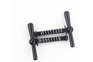 ACEOFFIX Hinge Clamps for Brompton Folding Bike,Magnet Antique Easy Shell Hinge levers Limit Nut for Cycling Frame Tblack