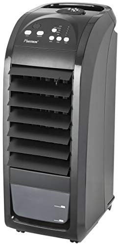 Bestron Climatiseur mobile avec télécommande, 20 h d'utilisation continue max., 70 W, Noir