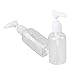 White 75ml Perfume Shampoo Lotion Liquid Cosmetic Clear Plastic Pressed Pump Spray Bottle Pack of 8