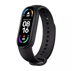 SHREE NOVA M6 Smart Men Band Fitness Bracelet Sport Smart Band Wristband Heart Rate Monitor for Men and Women (Black, Meduim)