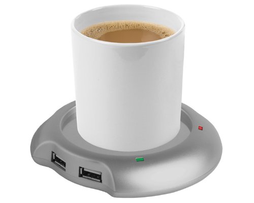 GreatGadgets 3022 USB Tassenwärmer mit 4fach Hub - 2