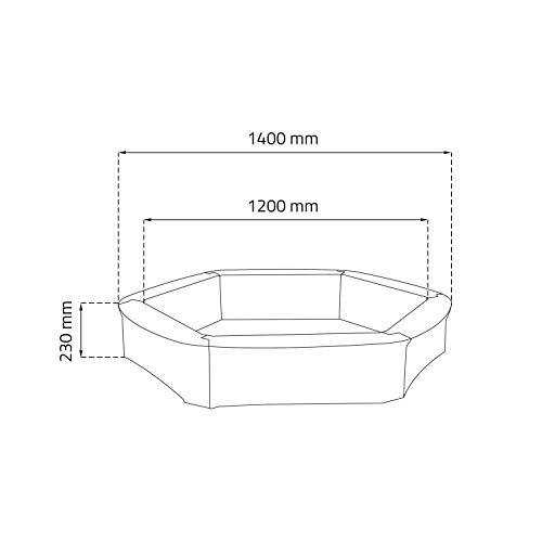 Plastic Outdoor Foldable Sandpit with cover