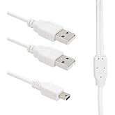 PARCBENY 8861 USB 2XERKEK - MİNİ USB 5 PİN (2.0V) 1.5 METRE V3 KABLO Usb 2 A Erkek -Mini Usb 5Pin kablo