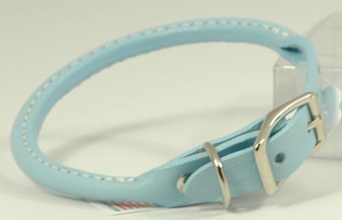 Auburn Leathercraft Rolled Collar 1/2" x 12" BABY BLUE