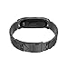 Produktbild kashyk Ersatz Armband kompatibel für Xiaomi Mi Band 4 Edelstahl Watch Straps,Replacement Minimalistisches Design with Quick Release Edelstahl Metall Wristband Armbänder Smart Fitness-Uhr