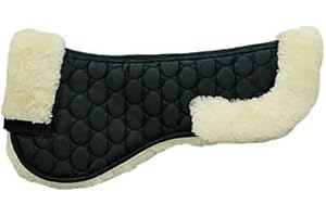 MARKE: EURORIDING Euroriding Sattelpad austral. Lammfell Farbe natur/schwarz, Größe M