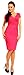 Zeta Ville Women's Short Sleeve Jersey Pencil Casual Work Office Day Dress 573z (Fuchsia, 18)