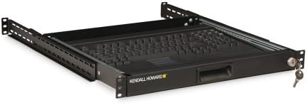 1U Rackmount 4-Post Keyboard Tray by Connect-Tek