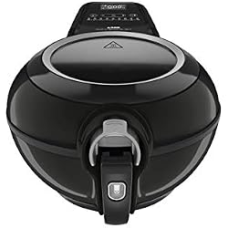 Seb Actifry Genius XL 2 en 1 Friteuse sans Huile Deux Zones de Cuisson 99% de matière Grasse en Moins 9 Menus Intelligents Cuisine saine Cuve Amovible 6 personnes 1, 7 kg Noir YV970800