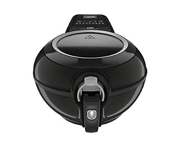 SEB Tefal Actifry Genius XL 2 en 1 Friteuse sans Huile Deux Zones de Cuisson 99% de matière Grasse en Moins 9 Menus Intelligents Cuisine saine Cuve Amovible 6 personnes 1, 7 kg Noir YV970015