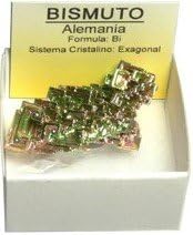 Natural Raw, Stone Bismuth of Stone of Las 7 Potencias