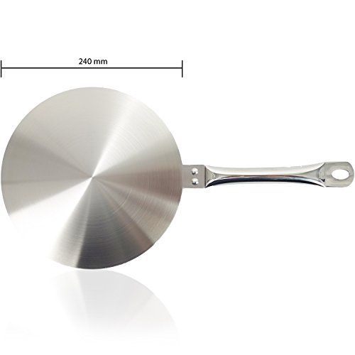Induktionsadapter Ø 24 cm Induktionskochplatte Induktionsadapterplatte Induktionskochfeld Adapter - 2