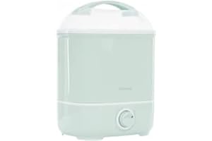 KIKKA BOO KikkaBoo Elektrischer Sterilisator, sterilisiert bis zu 6 Flaschen, Schnuller und anderes Zubehör, 3 Modi, trocken und trocken, kompakt und tragbar, Minze