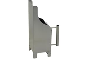 Schickling Edelstahl Anzündkamin - Langlebig - Made in Germany - Direkt vom Hersteller - Kohleanzünder - Füllmenge ca. 2,5kg - Eigengewicht 3,5kg