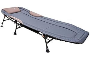 Carpline24 Economic 6-Bein Bedchair Angelliege Grau