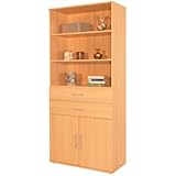 Suchergebnis auf Amazon.de für: Regalschrank mit Türen, Buche