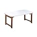 Produktbild Klapptisch Computer Tisch mit kleinem Tisch Schreibtisch einfache niedrige Tischbucht Fenster Tisch faul Tisch Home (Size : 70x40x30cm)