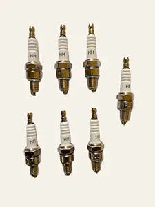 CHARVI SALES spark plug for splender,shine,cd deluxe,yuga passion all models of hero honda spark plug for all models of hero honda Copper Spark Plugs(pack of 7)