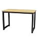 Produktbild Dripex Schreibtisch Computertisch, PC-Tisch für Bürotisch Arbeitstisch Officetisch Stabile Konstruktion Tisch (120cm Ulmefarbe-Schwarz)