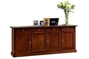 EsteaMobili - MOBILE CREDENZA 4 ANTE ARTE POVERA LEGNO - 11-F - come foto