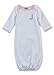 Mud Pie Baby Girl Initial [J] Sleep Gown 0-3M by Mud Pie