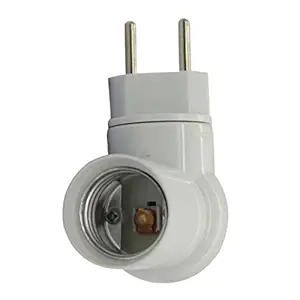 Magideal E27 to EU Plug Lamp Bulb Light Holder Switch Infrared PIR Motion Sensor