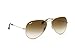 Produktbild 2014 RAY BAN Aviator Sonnenbrille - Geld/Brun [55/58/62mm] (Geld, 58mm)