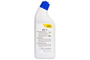 ALCORNORDEMAN WC-1: Desincrustante inodoros. Potente limpiador de carácter ácido para limpieza de inodoros. 750 ml