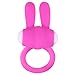 Produktbild ECMQS Sexspielzeug Penisringe - Mini Erwachsene Sex Spielzeug Penis Ring Vibrierend Hase Schwanz Ring Silikon Für Frauen Männer (Rosa)