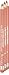 Rimmel London 1000 Kisses Lip Liner, Tiramisu - 1.2 g (Pack of 3)