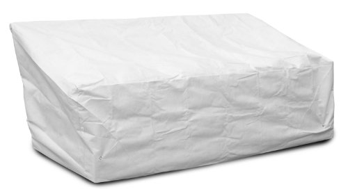KoverRoos 26450 DuPont Tyvek Deep 3-Seat Glider-Lounge Cover, White - 89 W x 36 D x 33 H in.