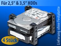 Mod-it Festplatten-Halterung für 2,5″ & 3,5″ HDDs - 8