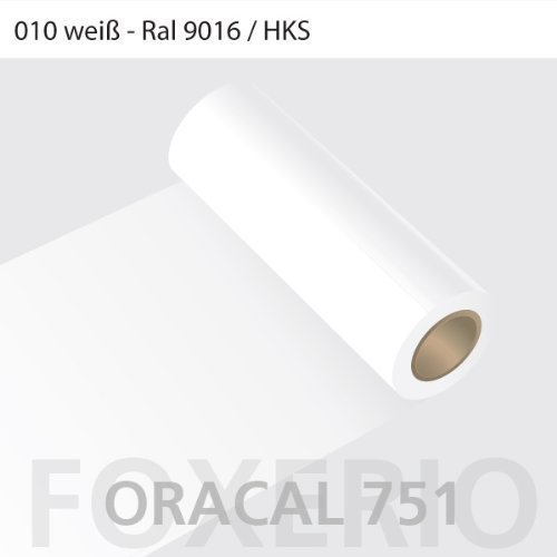 Your Design Klebefolien für Küchenschränke - Oracal 751 - 63cm Rolle - 10m (Laufmeter) - Weiß | hochglänzend, A83oracal-751-10m-63cm-02-kl