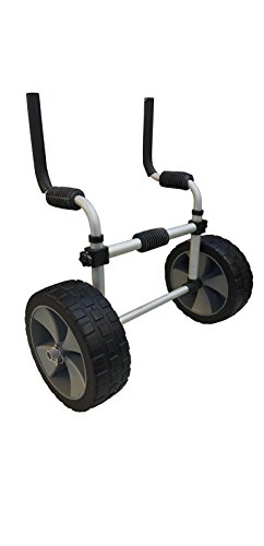 Riber Kayak Trolley for Sit On Tops - 45kg Capacity - Weighs just 3.3kg - Maximum kayak drainage hole width: 66cm - Robust Puncture Proof Tyres - Model 4023