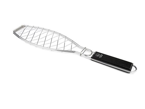 Fisch Grillkorb mit Korblaenge 27 cm / Grillzubehoer / Grillzange / BBQ / Leopold