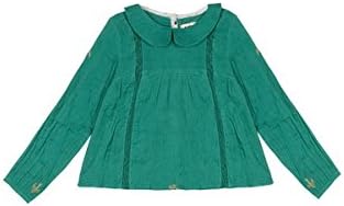 CHANDAMAMA Chini Unique Baby Girl Pine Green Shirt , 1 Years