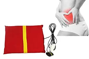 Frackkon Orthopaedic Electric Heating Pad With Waist Belt & Temperature Massager Warm For Pain Relief Fast Heat Therapy Heating Pad for Back Pain Muscle Soreness Neck Shoulder and Upper Back