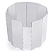 Produktbild Outdoor Aluminium Windschutz, OUTAD 10 Stücke Faltbar Windschutzscheibe für Alle Arten von Feuerstellen BBQ (Campingkocher, Gaskocher)