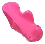 Baña comodamente a tu bebé WoloShop Asiento para la bañera bebés 0-6 meses recién nacidos ventosas azul rosa baño madre bpa-free (Rosa)