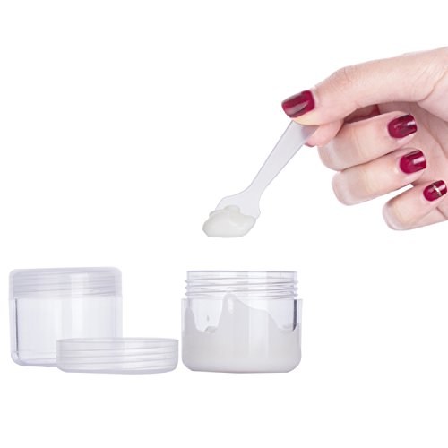 Reise Flaschen Set – Meersee Kunststoffflaschen für Flugreisen, Auslaufsichere Reiseflasche, Behälter für Accesoires/Shampoo/Spülung/Cremes - 6